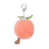 JELLYCAT AMUSEABLES PEACH BAG CHARM