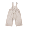 SOLL WOVEN COTTON OVERALLS - BEIGE