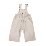 SOLL WOVEN COTTON OVERALLS - BEIGE