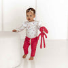 SNUGGLE HUNNY LADYBUG LONG SLEEVE ORGANIC BODYSUIT