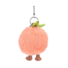 JELLYCAT AMUSEABLES PEACH BAG CHARM