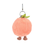 JELLYCAT AMUSEABLES PEACH BAG CHARM