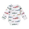 SNUGGLE HUNNY LITTLE RACERS LONG SLEEVE BODYSUIT