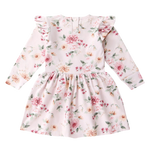 SNUGGLE HUNNY BIRDS & BLOOMS LONG SLEEVE DRESS