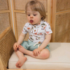 SNUGGLE HUNNY DINO SHORT SLEEVE BODYSUIT