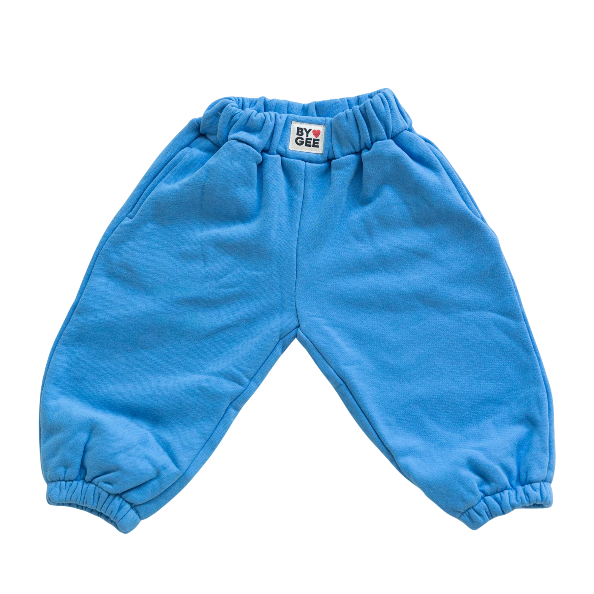 BY GEE COTTON WIDE LEG SWEATPANT - BLUEBIRD