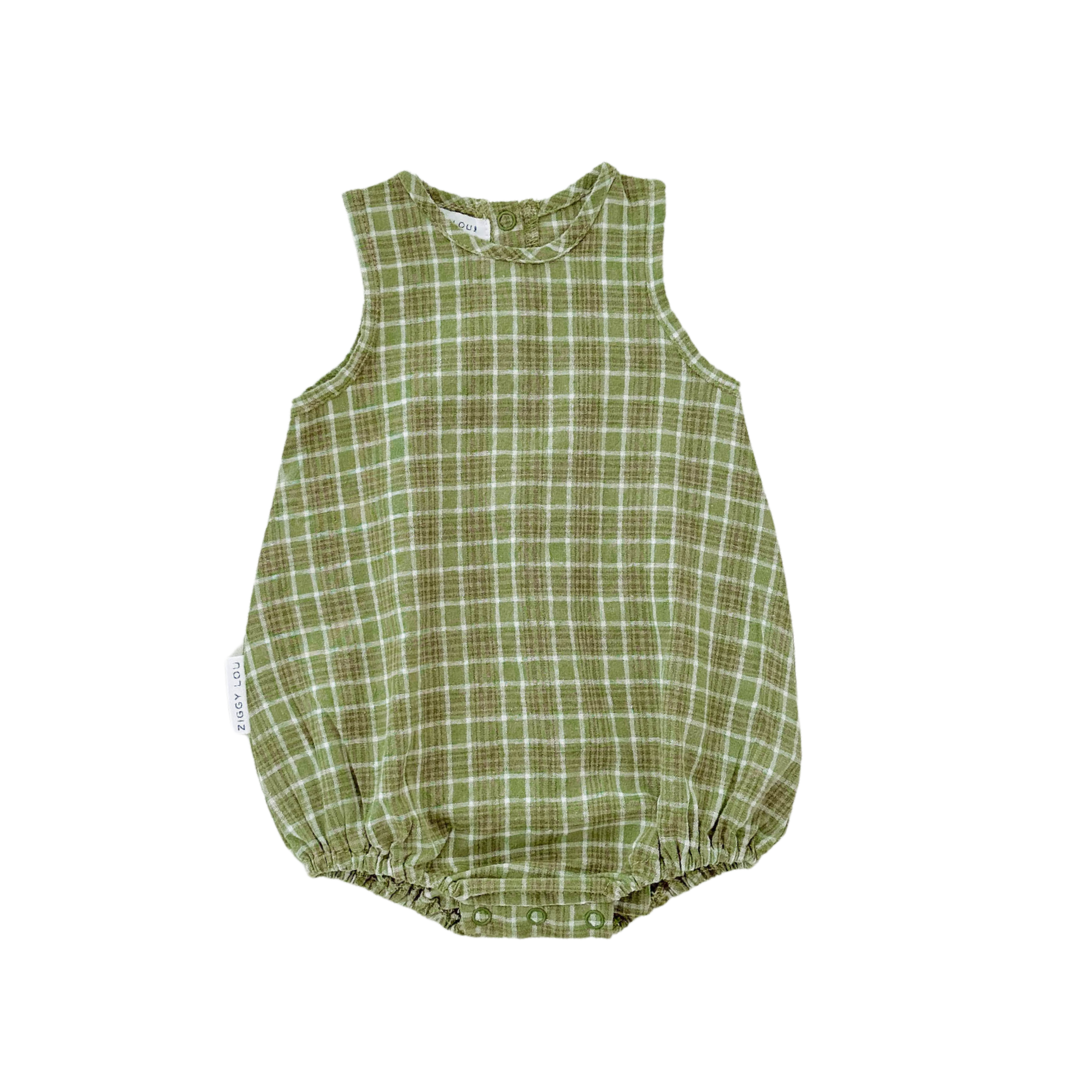 ZIGGY LOU BOBBIE ROMPER - THYME