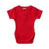 SNUGGLE HUNNY RED SHORT SLEEVE BODYSUIT