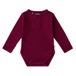 SNUGGLE HUNNY RASPBERRY LONG SLEEVE BODYSUIT