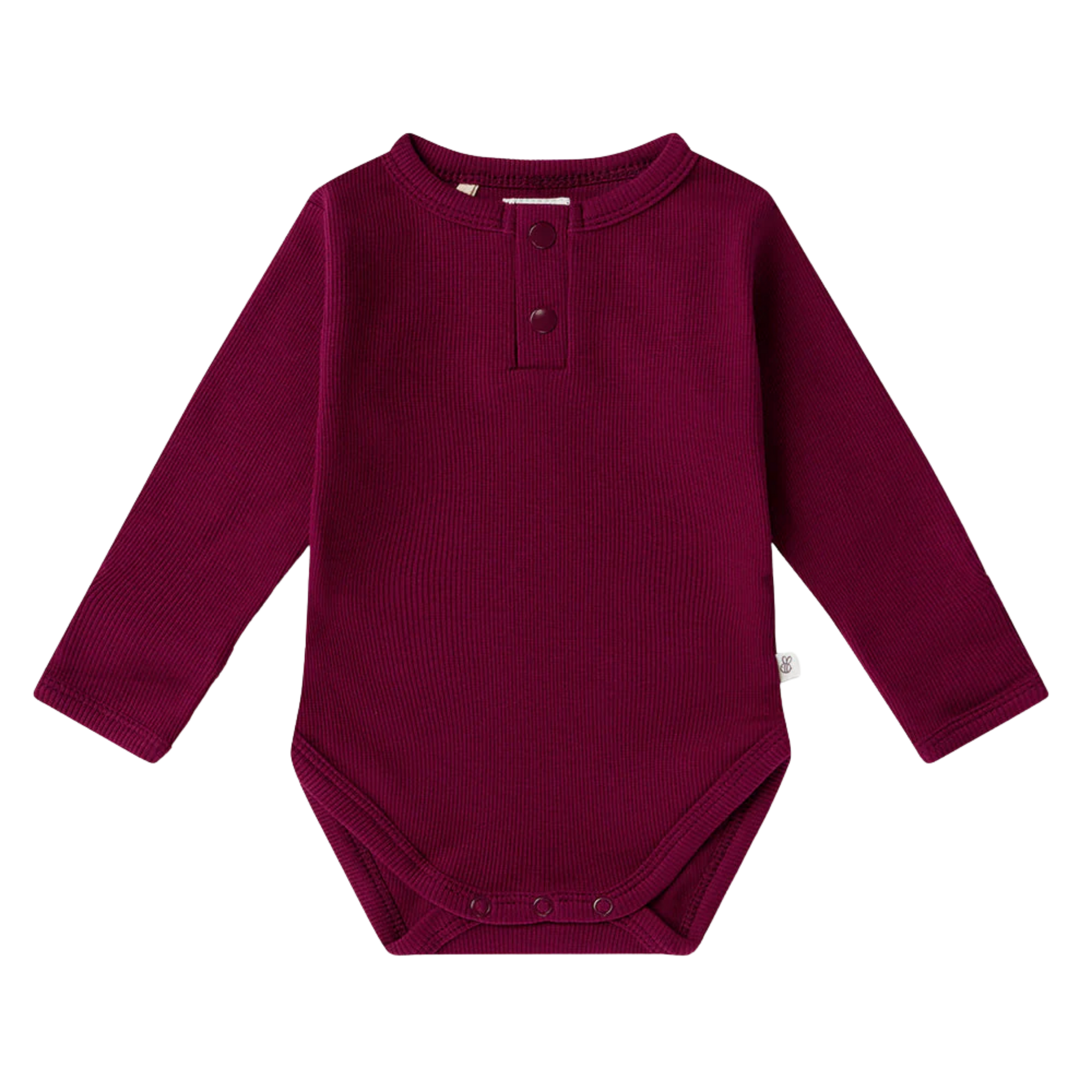 SNUGGLE HUNNY RASPBERRY LONG SLEEVE BODYSUIT