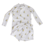 CINNAMON BABY SAILBOAT SWIM TRUNKS