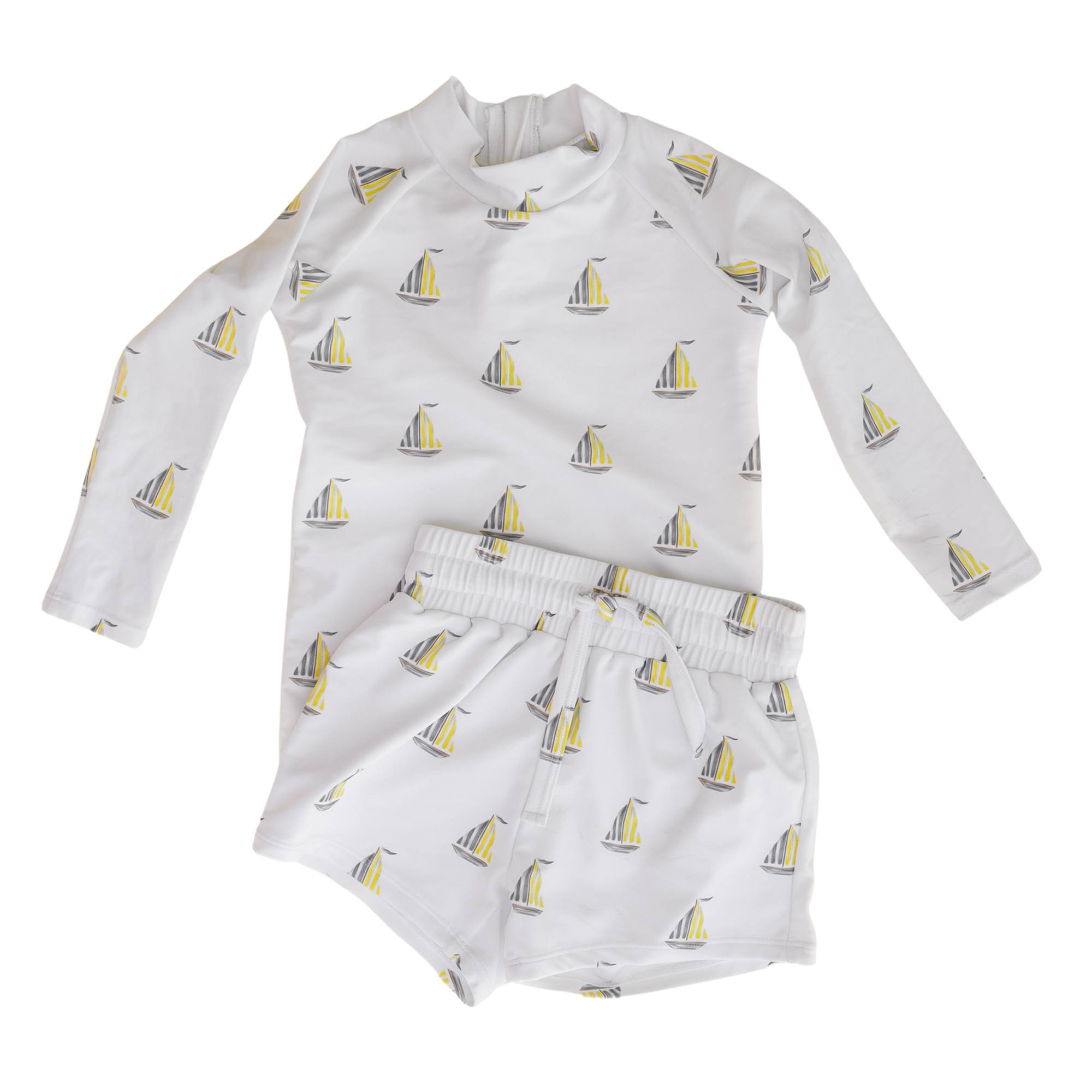 CINNAMON BABY SAILBOAT SWIM TRUNKS