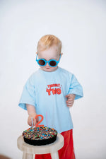 DEAR DARCY TERRIBLY TWO TEE - BLUE