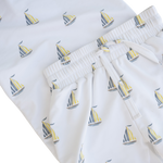 CINNAMON BABY SAILBOAT SWIM TRUNKS