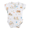 SNUGGLE HUNNY FLOPSY BUNNIES SHORT SLEEVE BODYSUIT