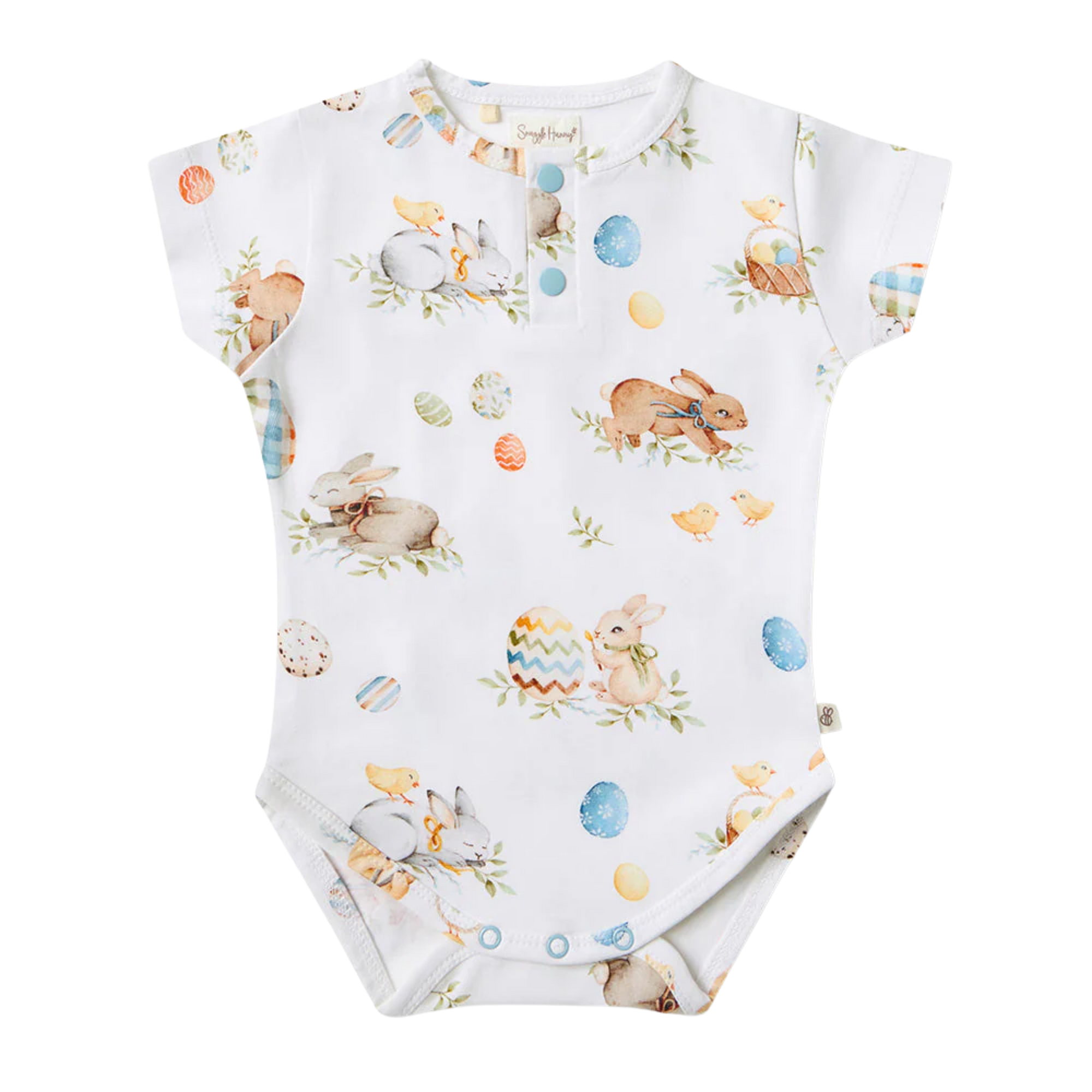 SNUGGLE HUNNY FLOPSY BUNNIES SHORT SLEEVE BODYSUIT