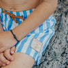 CRYWOLF BOARD SHORT DEEP OCEAN STRIPE