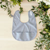 SNUGGLE HUNNY BIB WATERPROOF - SKY