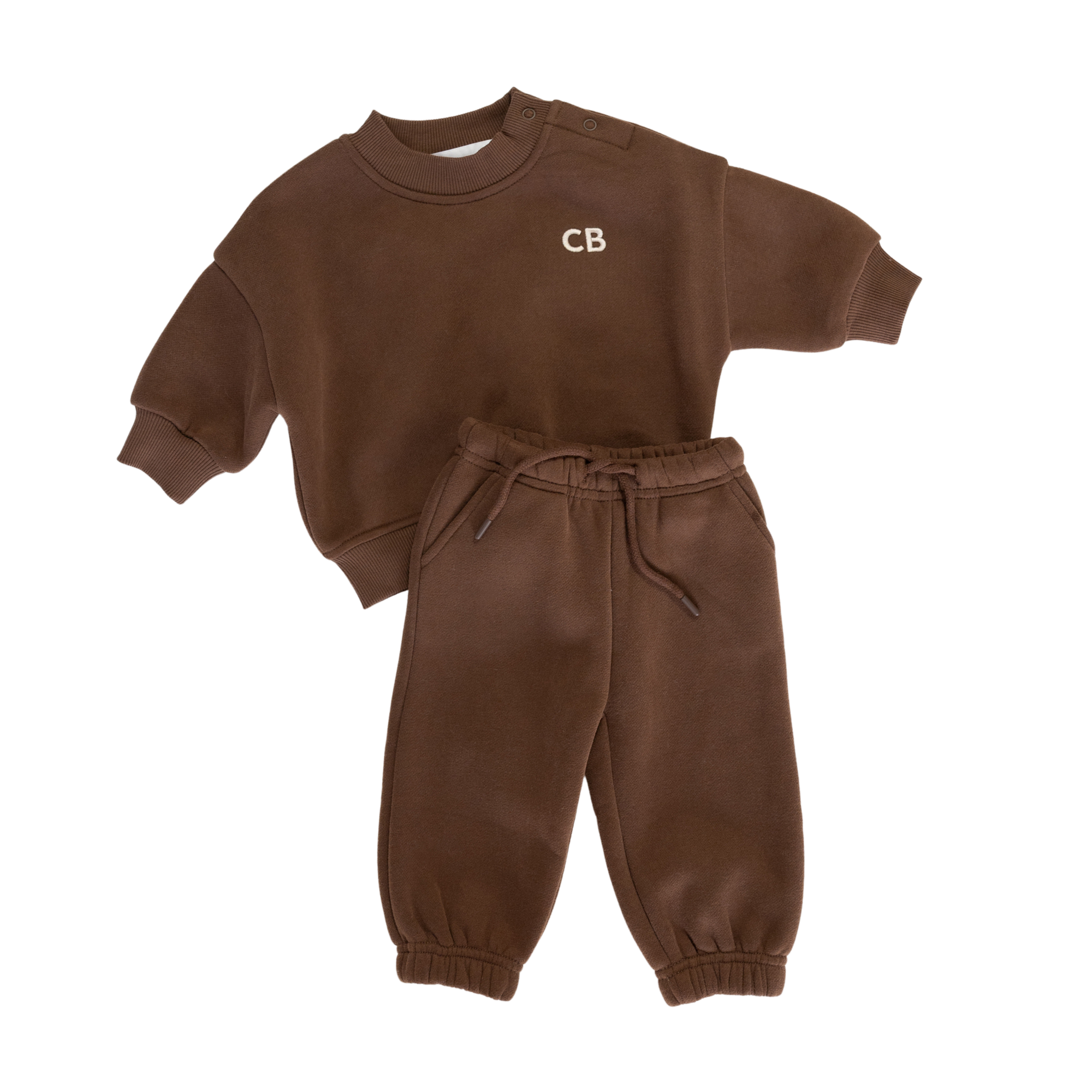 CINNAMON BABY LOGO SET - CHOCOLATE