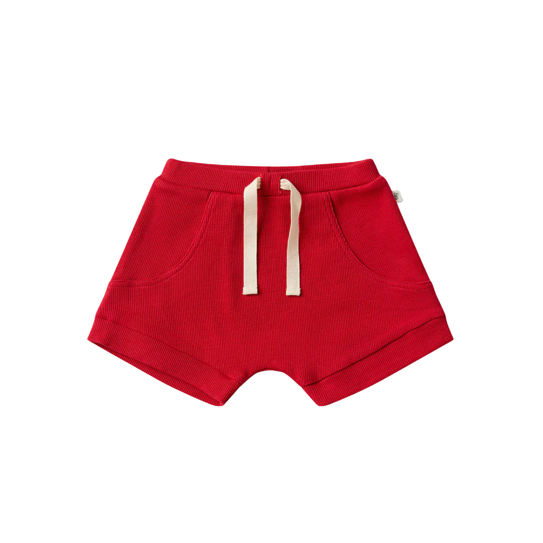 SNUGGLE HUNNY RED SHORTS