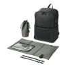 OIOI MULTITASKER NAPPY BACKPACK - BLACK WEATHERPROOF