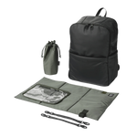 OIOI MULTITASKER NAPPY BACKPACK - BLACK WEATHERPROOF