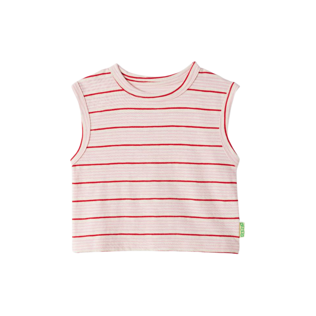 CUBBY SUMMER KNIT TANK - CANDY STRIPE