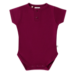 SNUGGLE HUNNY RASPBERRY SHORT SLEEVE BODYSUIT