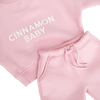 CINNAMON BABY LOGO SET - PINK