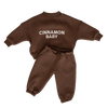 CINNAMON BABY LOGO SET - CHOCOLATE