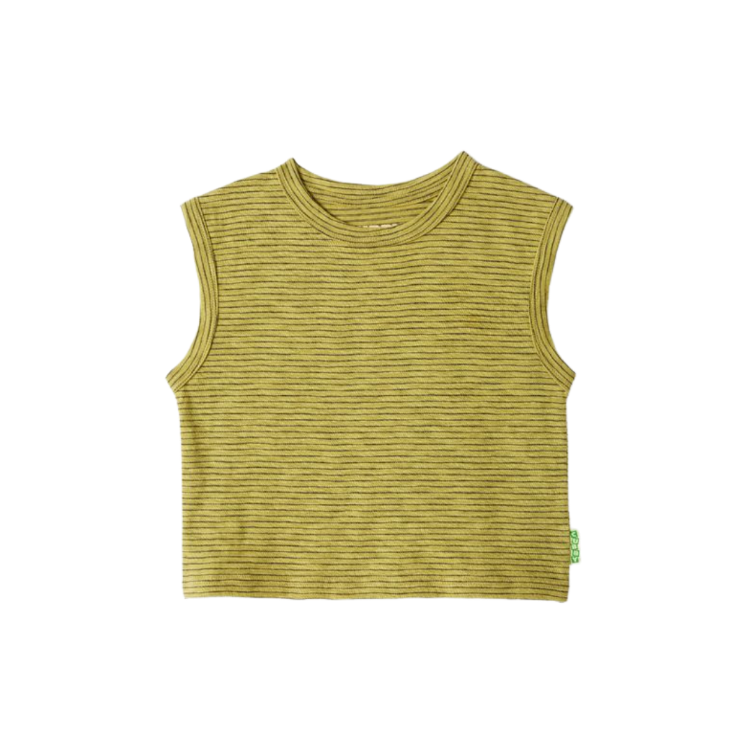 CUBBY SUMMER KNIT TANK - TREEHOUSE STRIPE
