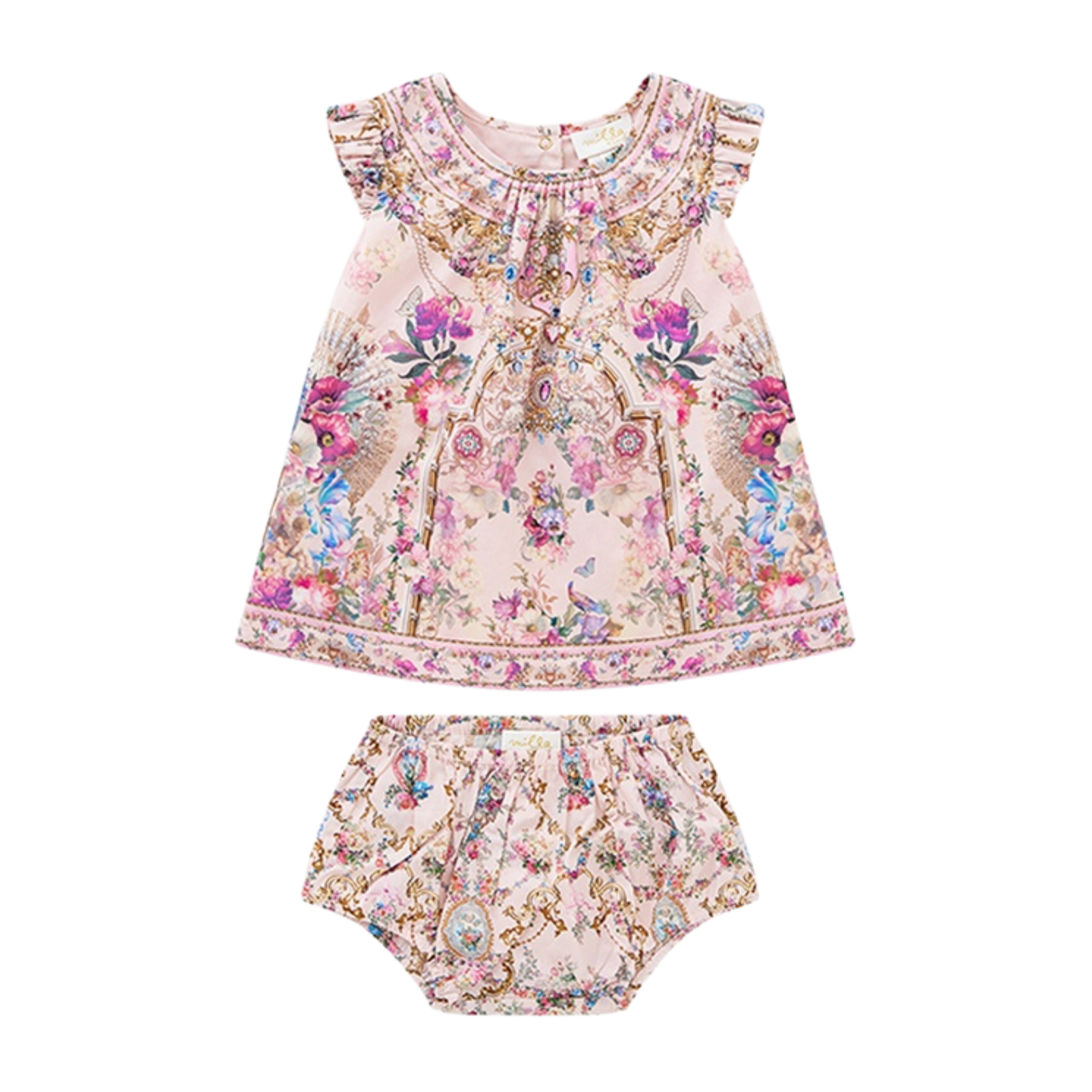 CAMILLA BABIES FRILL SLEEVE TOP AND BLOOMER SET - CASA DE FIERAS CASAFIER