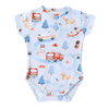 SNUGGLE HUNNY TO THE RESCUE SHORT SLEEVE BODYSUIT