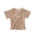 CINNAMON BABY TERRY TRACK DRESS - OAK