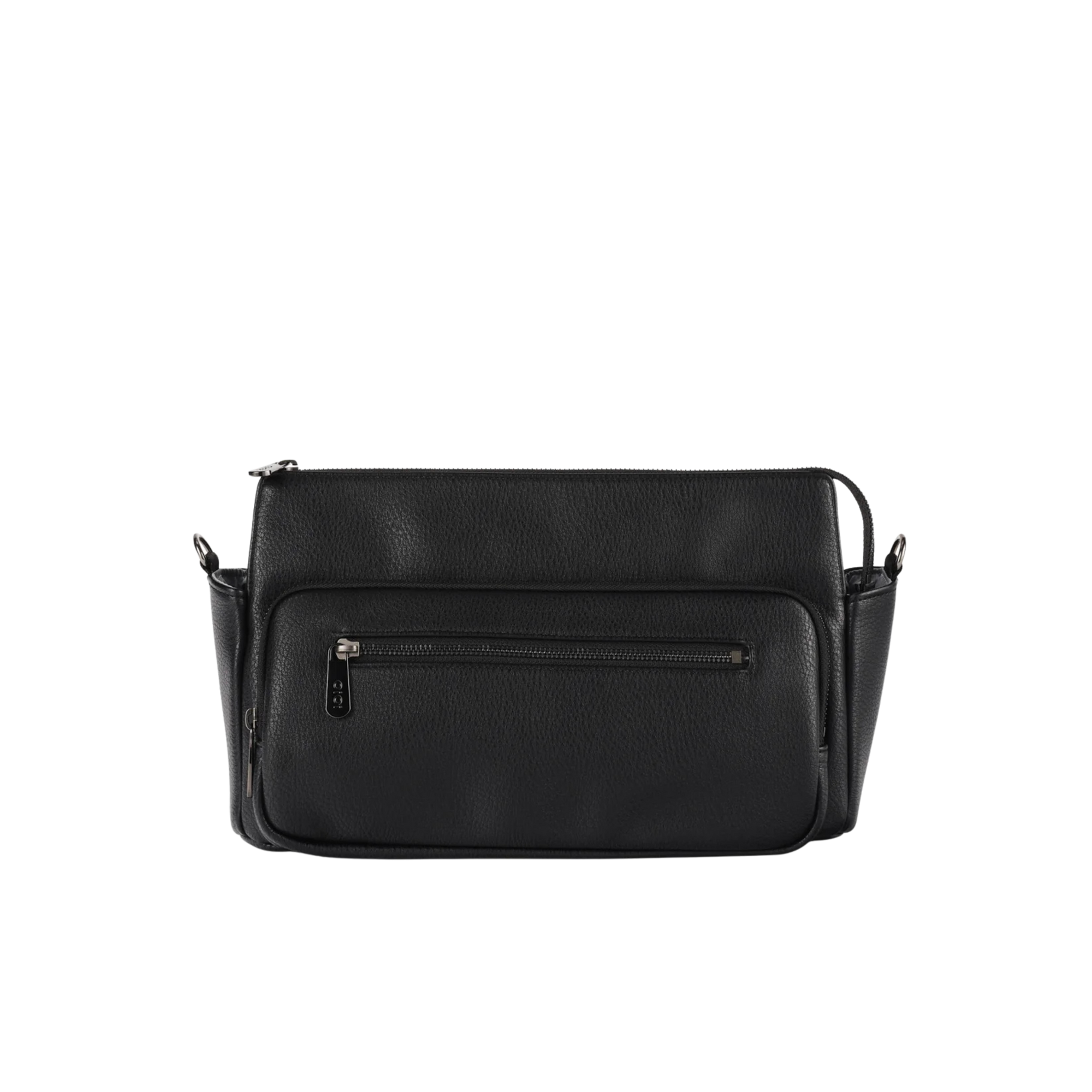 OIOI MULTITASKER PRAM CADDY 2.0 - BLACK VEGAN LEATHER
