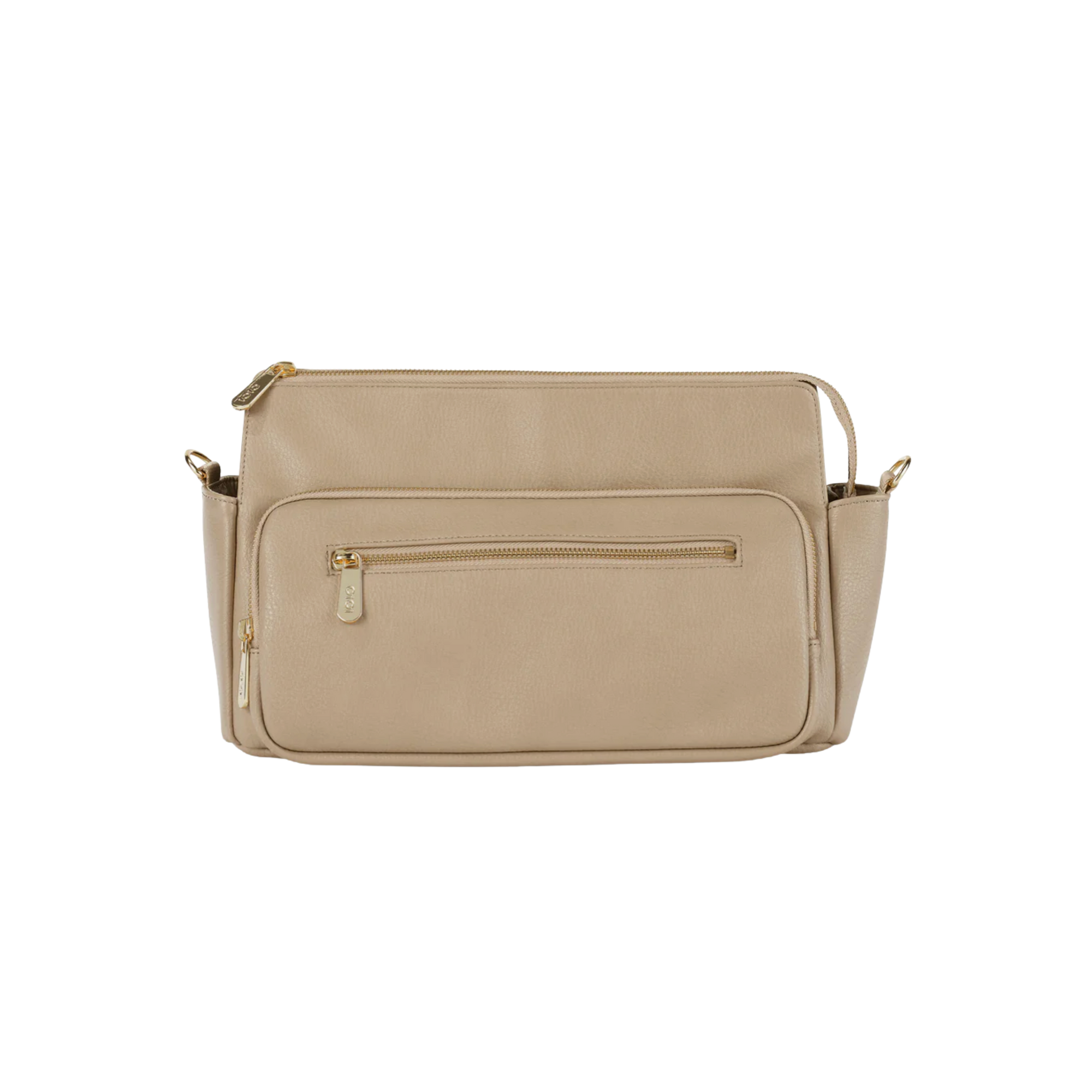 OIOI MULTITASKER PRAM CADDY 2.0 - OAT VEGAN LEATHER