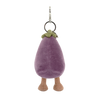 JELLYCAT VIVACIOUS AUBERGINE BAG CHARM