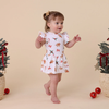 SNUGGLE HUNNY GINGERBREAD SHORT SLEEVE DRESS
