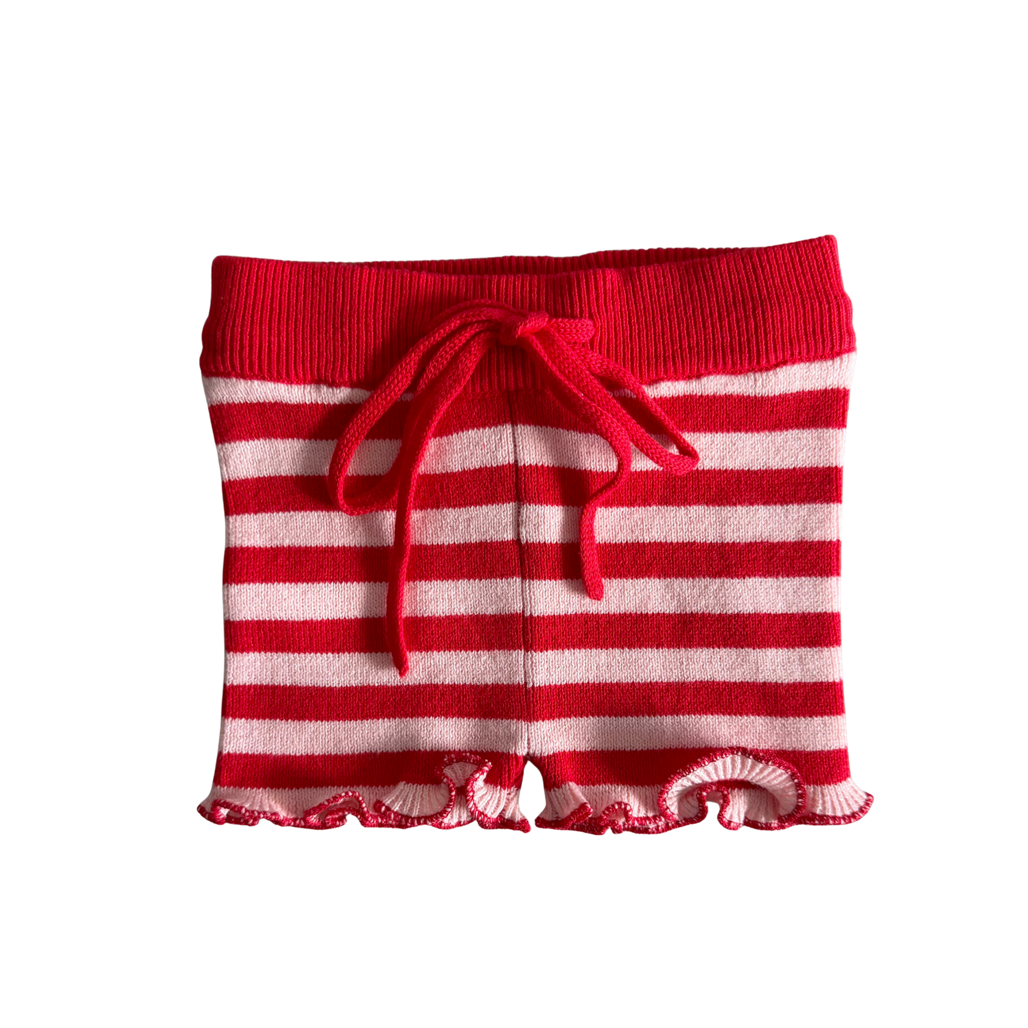 POSS & SOSS STRIPE SHORTS - BERRY