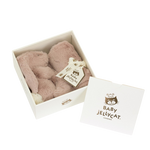 JELLYCAT BASHFUL LUXE BUNNY ROSA SOOTHER
