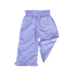 BABY O THE LABEL SIERRA PANT - LILAC GINGHAM