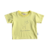 POSS & SOSS SILLY SAUSAGE TEE - SKY LEMON
