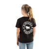 RINGERS WESTERN SIGNATURE BULL KIDS CLASSIC T-SHIRT  - BLACK WITH WHITE PRINT
