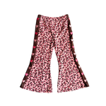 POSS & SOSS HEART FLARES - PINK LEOPARD