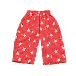 SUNDAY SIBLINGS  DUSTY STAR PANTS - PINK GINGHAM (PRE-ORDER)
