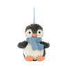 JELLYCAT PEANUT PENGUIN DECORATION