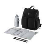 OIOI SIGNATURE NAPPY BACKPACK - BLACK NEOPRENE