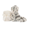 JELLYCAT BASHFUL SNOW TIGER SOOTHER