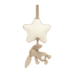 JELLYCAT BASHFUL BEIGE BUNNY MUSICAL PULL
