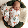 SNUGGLE HUNNY PRANCER & FRIENDS JERSEY WRAP & BEANIE SET